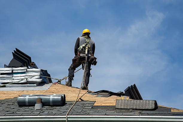 Professional Flat Roof Repair technician working in Fort Thomas, KY